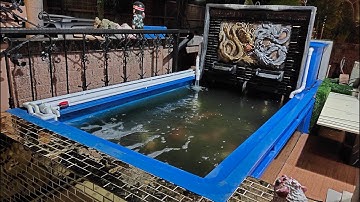 เต้ Super Car - วันทำระบบ Overflow Full Services ตู้ปลามังกร/ อ่างปลาคาร์พ จบสวยพร้อมลงปลา Set 4