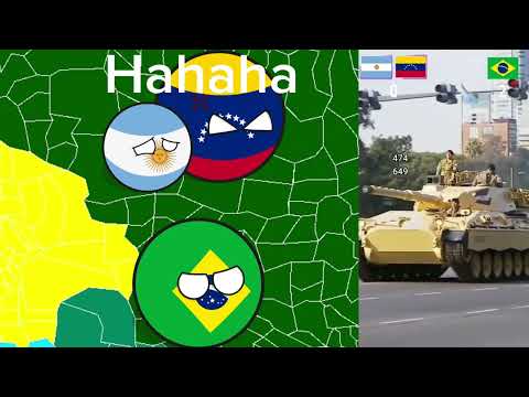 Brasil Vs Venezuela E Argentina (Comparação Militar)
