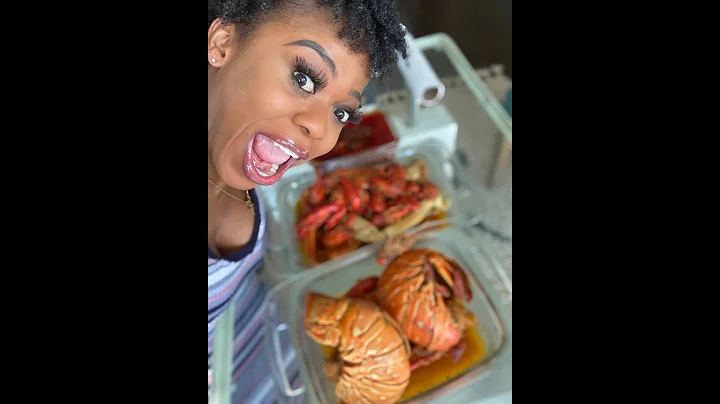 FOODIOLOGY WITH MARIAM TIMMER | KING LOBSTER TAIL, KING CRAB & CRAWFISH