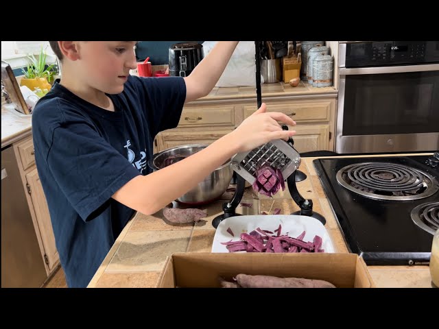 Decided to make sweet potato fries with my new fry cutter… : r/Wellthatsucks