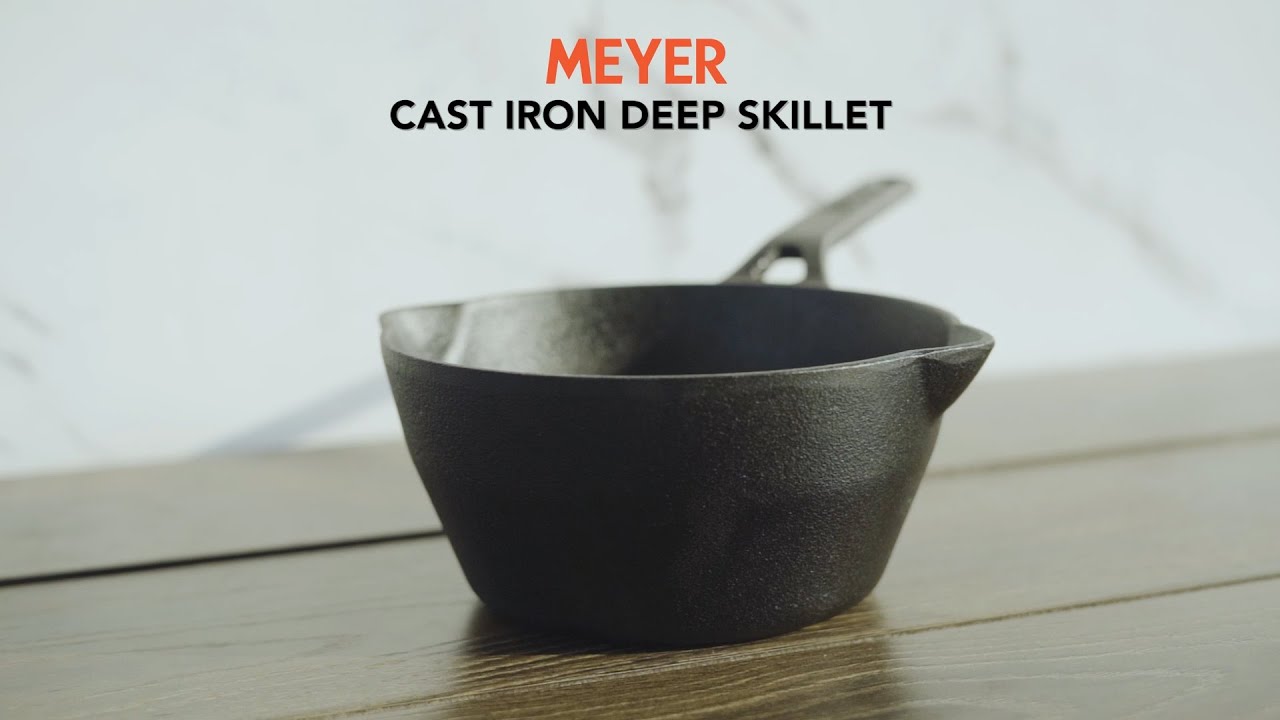 Meyer Cast Iron Deep Skillet  Latest Cast Iron Product 