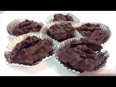 Easy Chocolate Clusters Recipe | Nuts Clusters