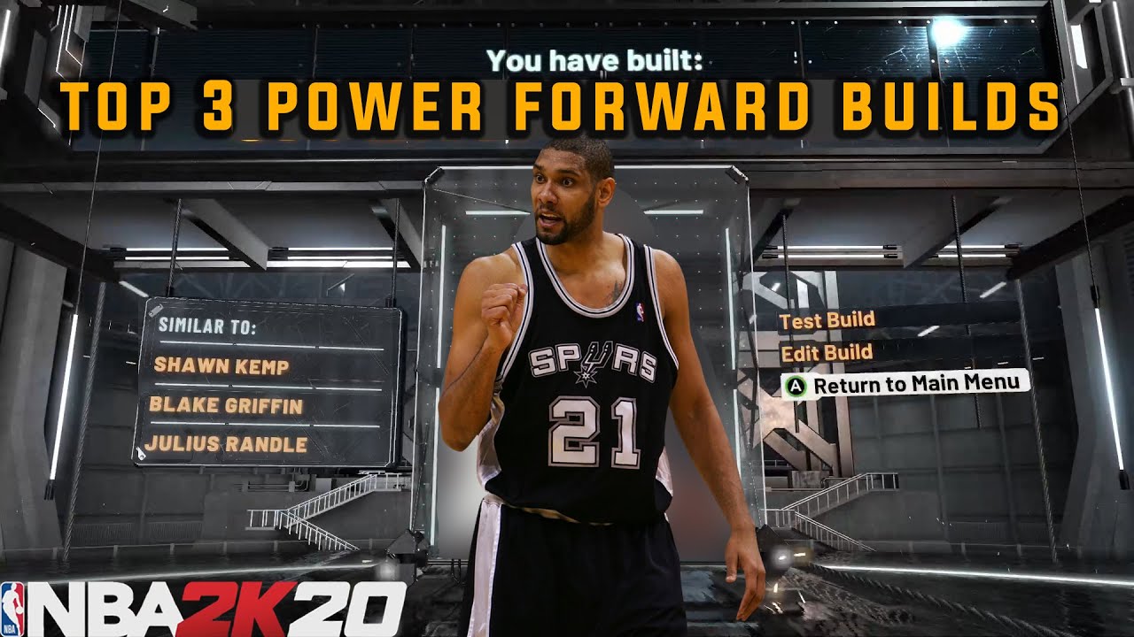 New Top 3 Power Forward Builds In Nba 2k20 Most Overpowered Broken Archetypes Youtube