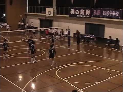 （京都市夏季1位）観修中学校 VS 下鴨中学校 第1セット (バレーボール 2008京都市新人戦) YouTube