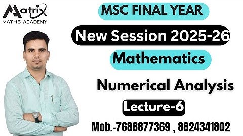 MSC FINAL YEAR # Muller Method # Numerical Analysis  # Example of Muller Method # RU