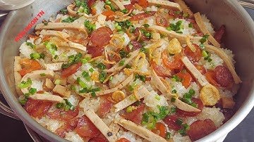 Cách nấu XÔI MẶN THẬP CẨM nhanh chín để qua ngày vẫn dẻo ngon thơm