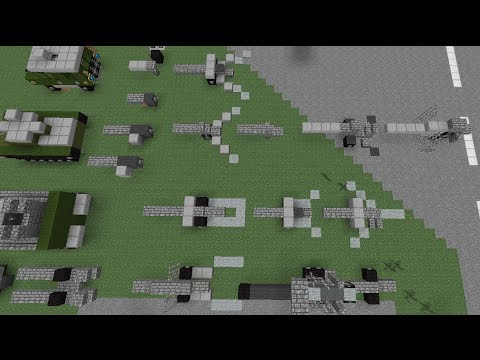 1.1 Scale Artillery Pieces (Minecraft Tutorial)