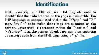 PHP Vs JAVASCRIPT