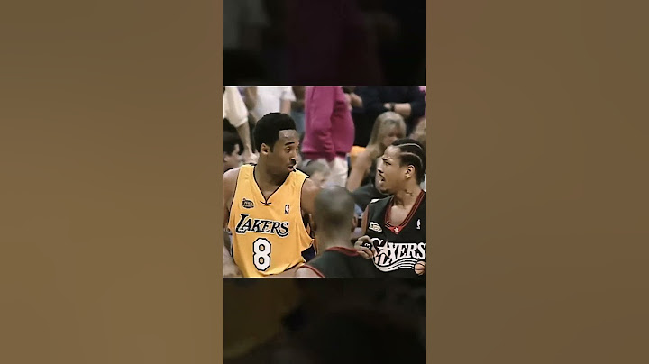 Kobe & Iverson TRASH TALKING 😤🔥 #shorts