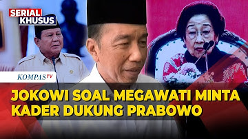Tanggapan Jokowi usai Megawati Minta Seluruh Kader PDIP Dukung Prabowo