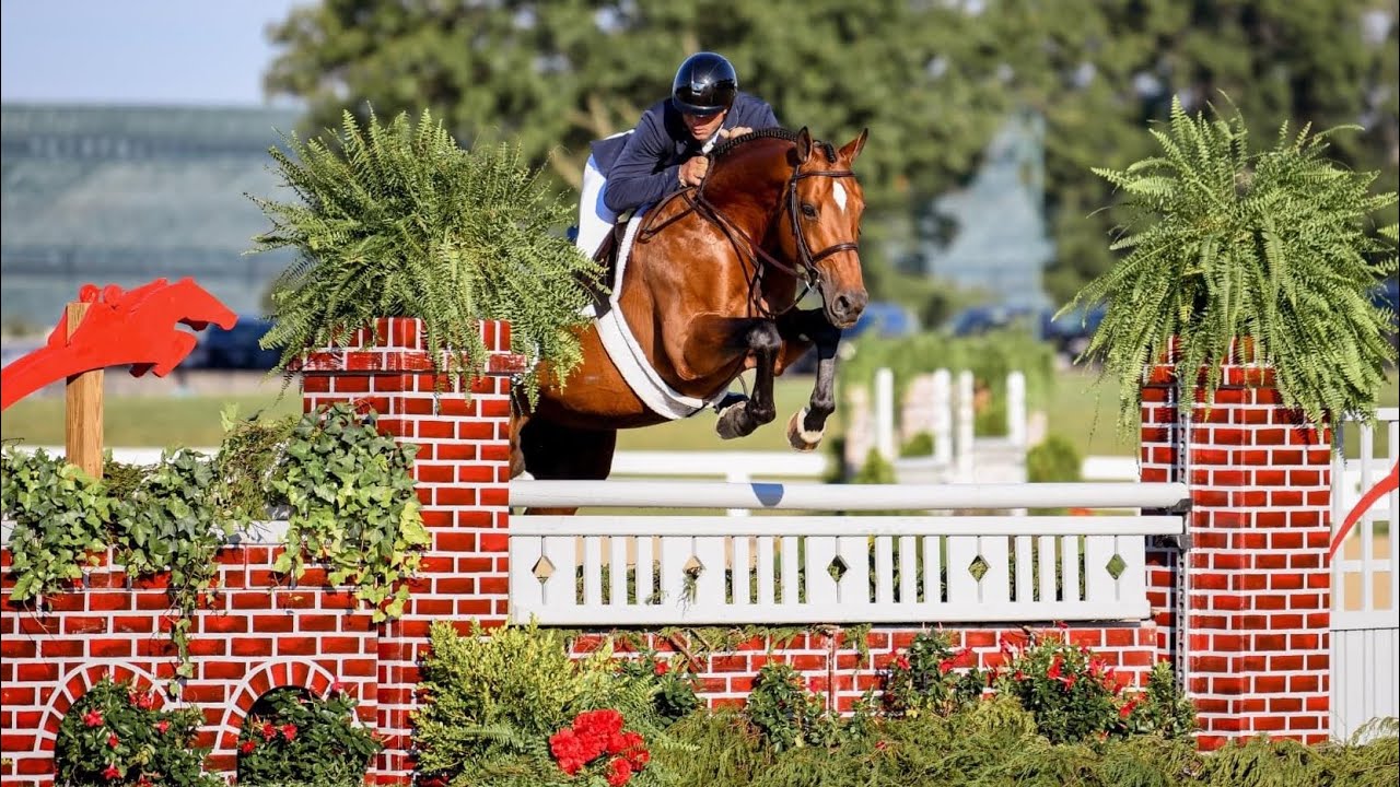 🏆CADOUCH Z Stallion USHJA International Derby Finals 2022 YouTube