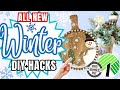 NEVER SEEN BEFORE Winter Wonderland DIYS &amp; Hacks! Dollar Tree DIY | Snowman DIYS | Winter Home Decor