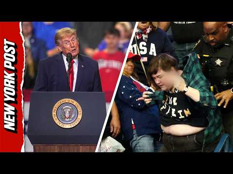 ‘He’s Gotta Go on a Diet’: Trump Mocks Protester at Ohio Midterm Rally