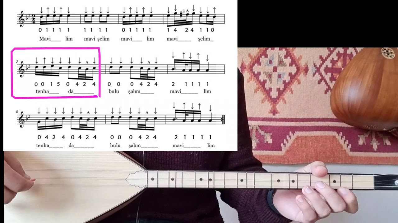 MAVİLİM MAVİŞELİM #solfej kısasap bağlamada çekme ve 32 lik geçişler