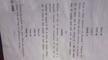 Principles of Micro Economics B.com 1st semester