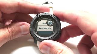 Garmin Instinct - Set Alarm To Only Vibrate