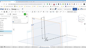 Sweep In 2 planes in Onshape