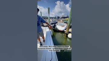 Bridge Marina Boating How-To: Get Out of a Sticky Situation #boat #shorts