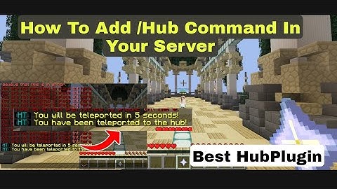 How To Add /Hub Command In Your Server | Best Hub Plugin For Your Server