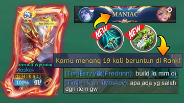 14Kills + MANIAC!! INILAH YG TERJADI KETIKA MOSKOV PAKAI ITEM CRITICAL - MLBB