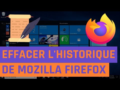 Vidéo: Comment supprimer mon historique de recherche Google sur Firefox ?