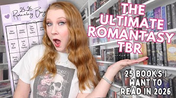 Fantasy Romance Reading Challenge ✨ Romantasy Bingo TBR | Bookmas Day 4