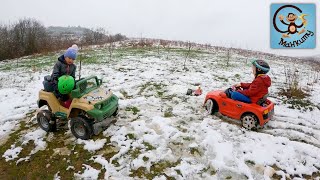 Дети и Машина. Диана, Даня и Милан прокачивают свои Машины. Манкиту