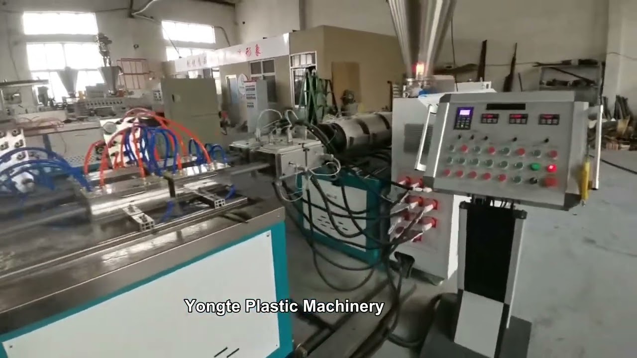 Four Cavity PVC porous pipe profile extrusion machine