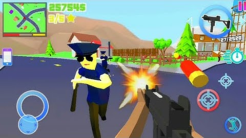 Dude Theft Wars: Openworld Sandbox Simulator BETA #2 || By Poxel Studio || Android Gameplay