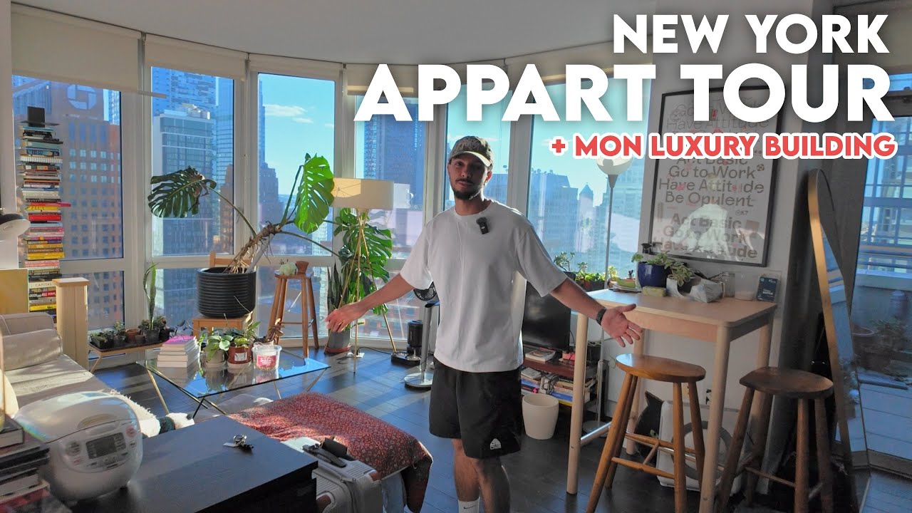 🇺🇸 VIE à New York — Mon appart (piscine sur le toit, salle de sport, rooftop)