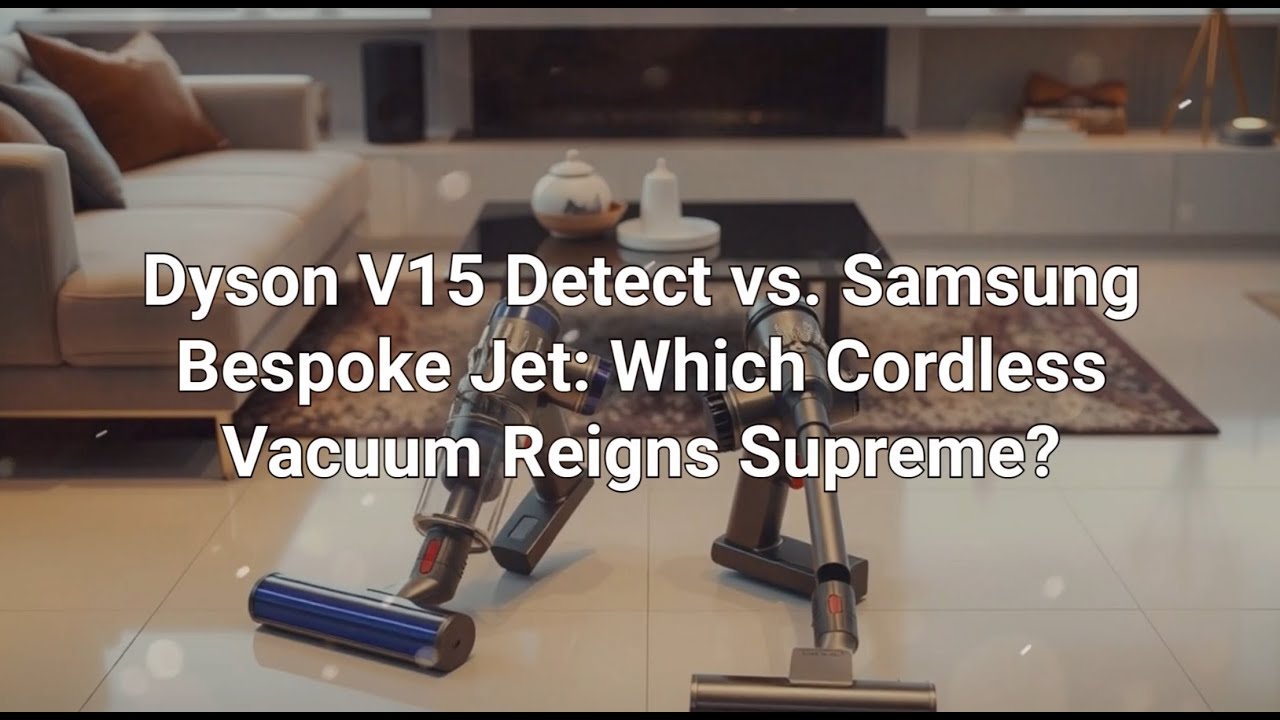 Samsung Bespoke Jet Vs Dyson V15 Dyson V15 Detect vs. Samsung Bespoke Jet: Which Cordless Vacuum is Best