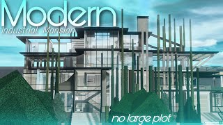 Modern Industrial Hillside Mansion | NO LARGE PLOT | Bloxburg