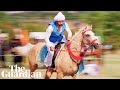 Tent pegging in the uk in neza bazi anything can happen