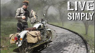 How to Live Simply: Motorcycle Adventure | brewing a cup of coffee in nature