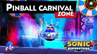 PINBALL CARNIVAL ZONE - All Acts Completed Guide | Sonic Superstars