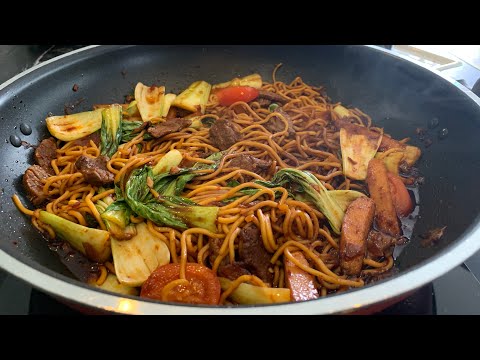 Mee Goreng Basah Sayur Lebih