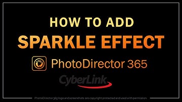 How to Add Sparkle Animation Effect in PhotoDirector 365