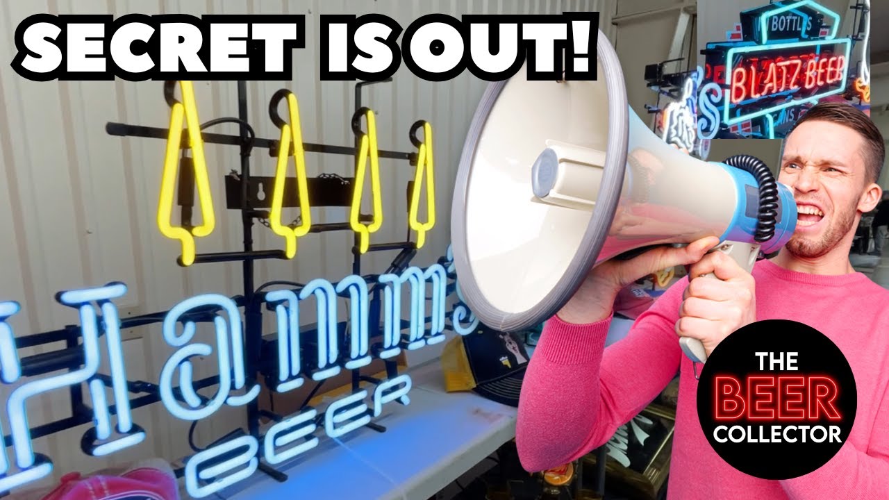 SECRET IS OUT : Underground SOURCE for BEER SIGNS at Milwaukee Area Beer Show 