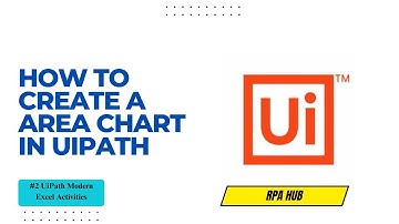 How to Create Area Chart Using UiPath Modern Excel Activities | UiPath RPA