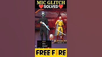 FREE FIRE MIC PROBLEM | HOW TO SOLVED MIC PROBLEM IN FREE FIRE | FREE FIRE MIC SOUND PROBLEM |