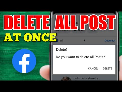 How to Delete ALL POSTS on Facebook (2022)