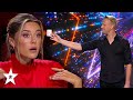 Where Are The Cards Coming From!? 1st GOLDEN BUZZER on Sweden's Got Talent | Magicians Got Talent