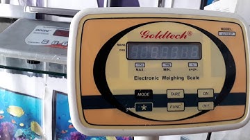 Goldtech 50kg Programming & Calibration | Model: GTEP #Short | electronic weight machine
