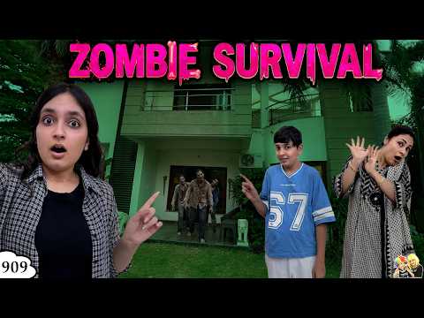 ZOMBIE SURVIVAL | Ep 909 | Horror Comedy Family Vlog | Aayu and Pihu Show