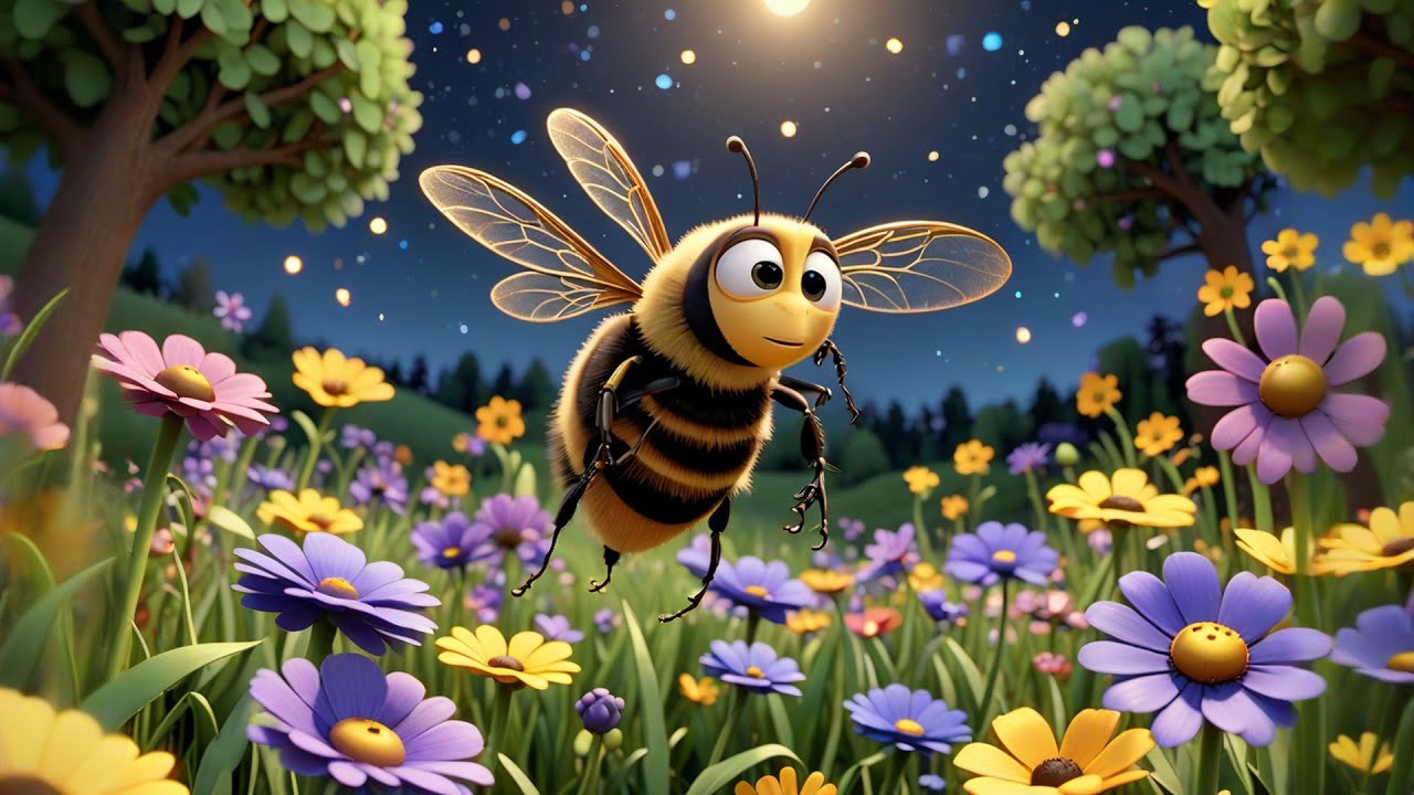 Five Busy Bees Build a Hive | Counting & Nature Song for Kids | Fun Bee Nursery Rhyme