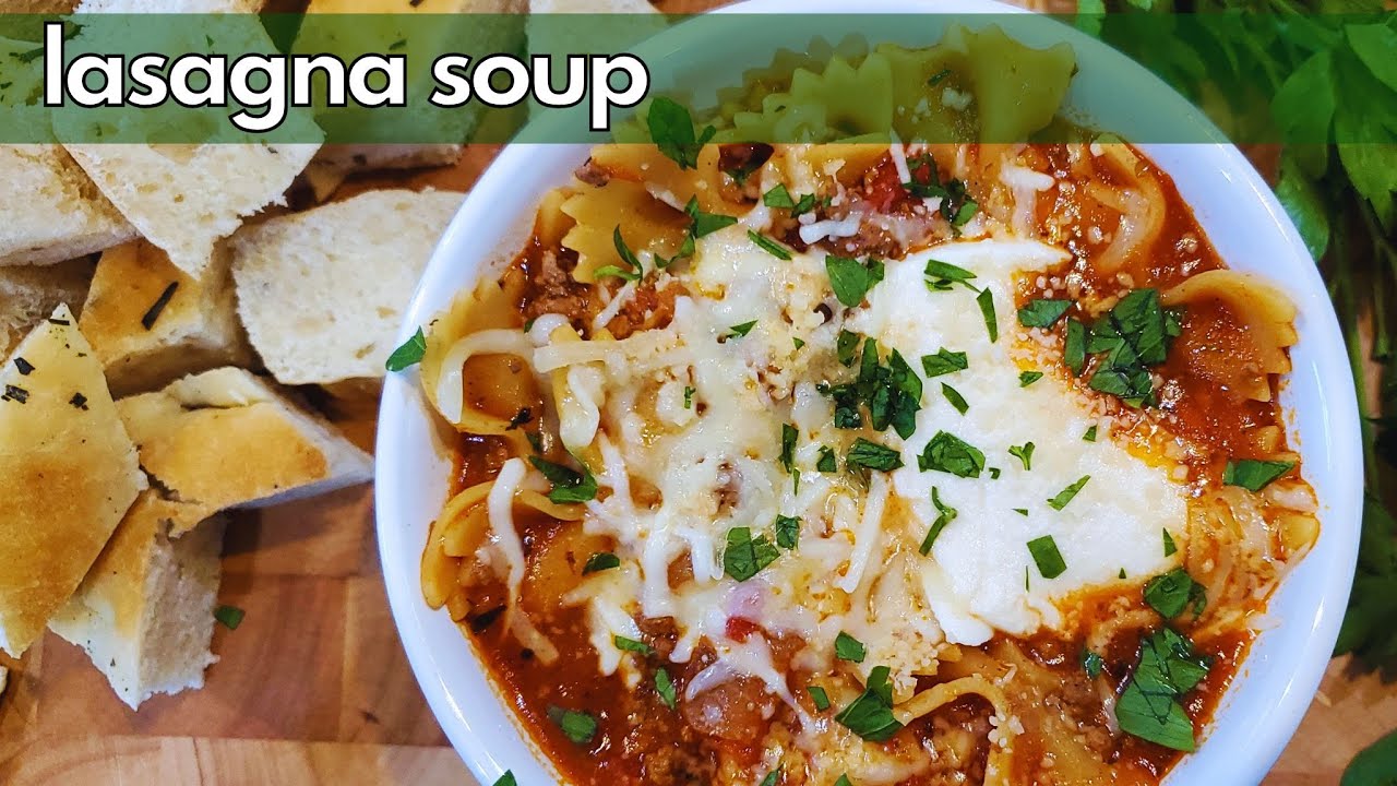 Быстрый и простой суп с лазаньей! | Сытный и вкусный суп!