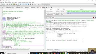Python Program - Retail Analytics