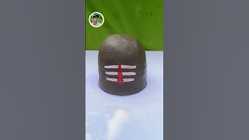 Shivling idol making 🚩 Mahadev idol #art #shorts