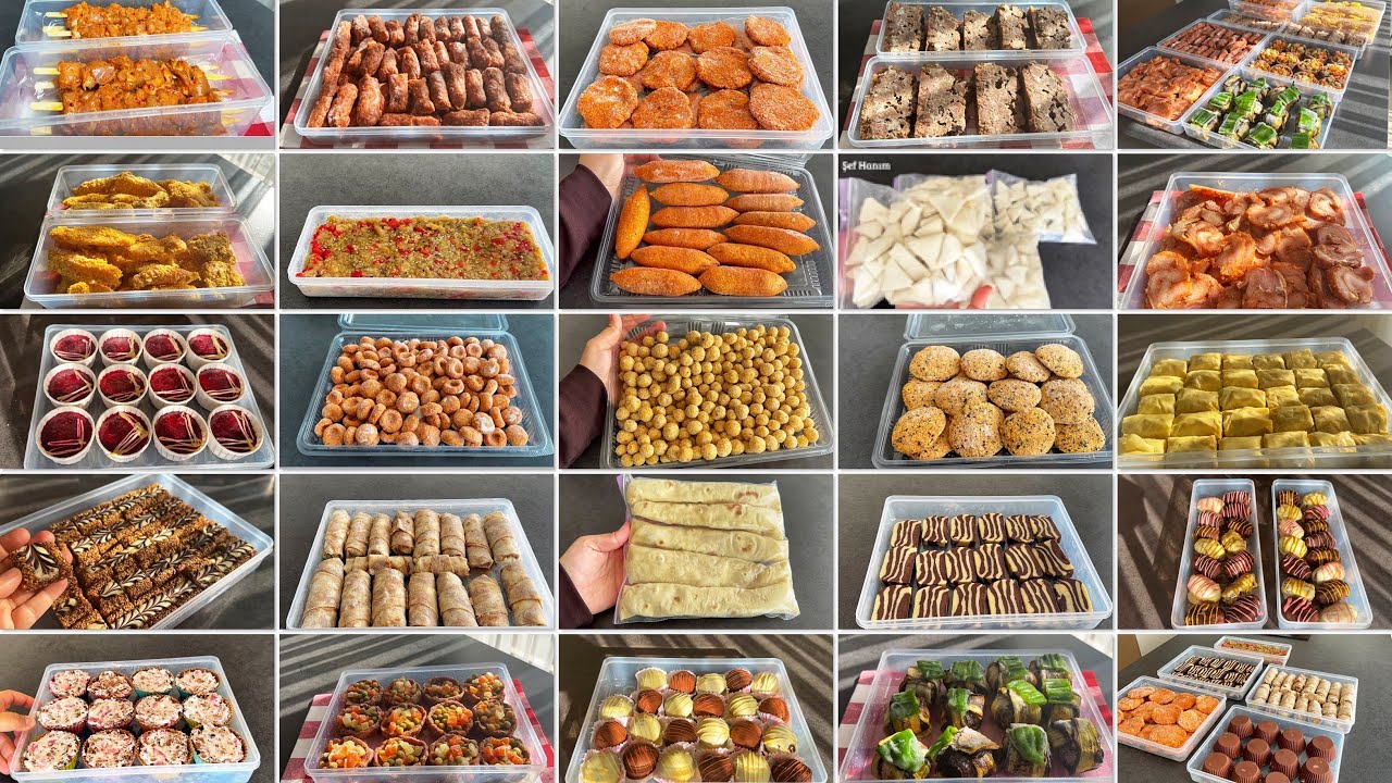 29 ПЕРВЫХ РЕЦЕПТОВ ДЛЯ ГИГАНТСКОЙ МОРОЗИЛЬНОЙ КАМЕРЫ🤩/Подготовка к заморозке на Рамадан/Декораторы