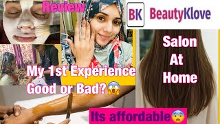 Beautyklove Salon At Home Review||manicure,haircut,facial&waxing|Available in Jamshedpur & kolkata
